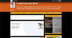 Desktop Screenshot of fcpaysminier.com