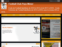 Tablet Screenshot of fcpaysminier.com